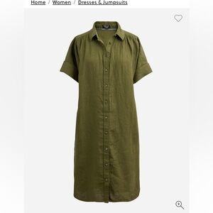 J.Crew Baird McNutt Irish Linen Shitt Dress